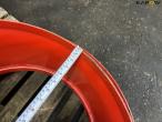 Twin wheel rims with a deformed inner ring 10