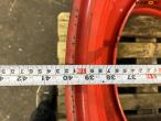 Twin wheel rims with a deformed inner ring 17