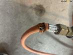 Weed burner with two gas bottles 14