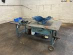 Workshop table with contents 1