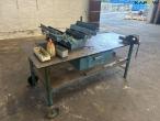 Workshop table with contents 2