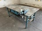 Workshop table with contents 1