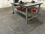 Workshop table with contents 15