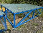 Workshop trolley with tempered glass top 1