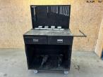 Workshop trolley with tools 2