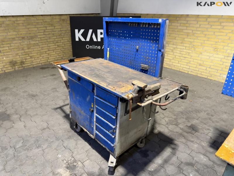 Workshop trolley and table 13