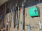 Tools on wall 15