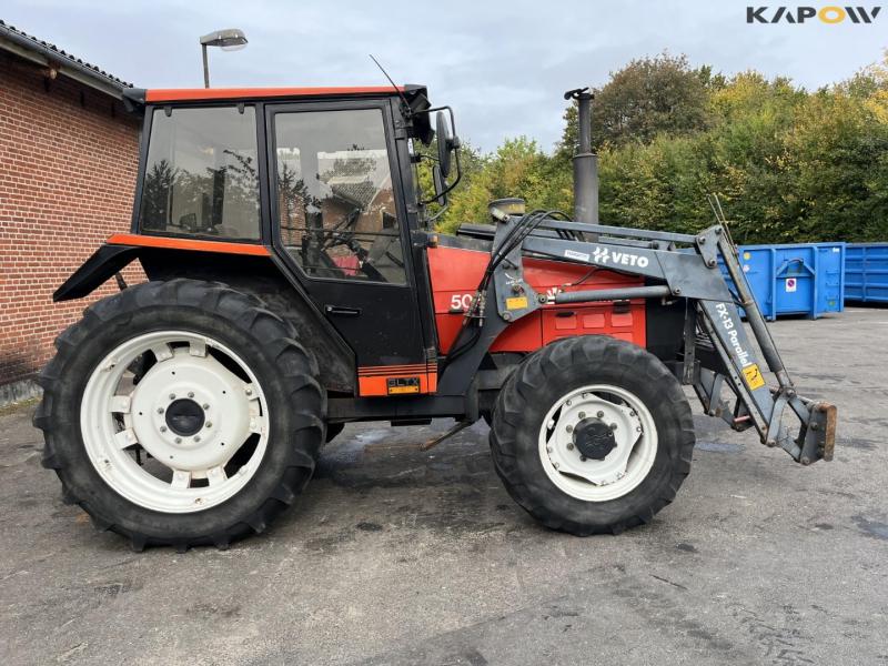 Valmet 505 front loader tractor 4