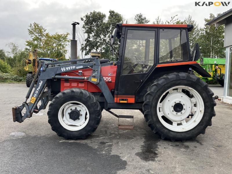 Valmet 505 front loader tractor 8