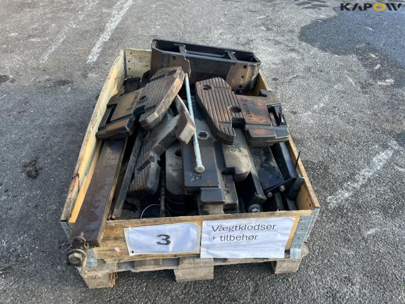 Valmet weight blocks with weight block holder 4