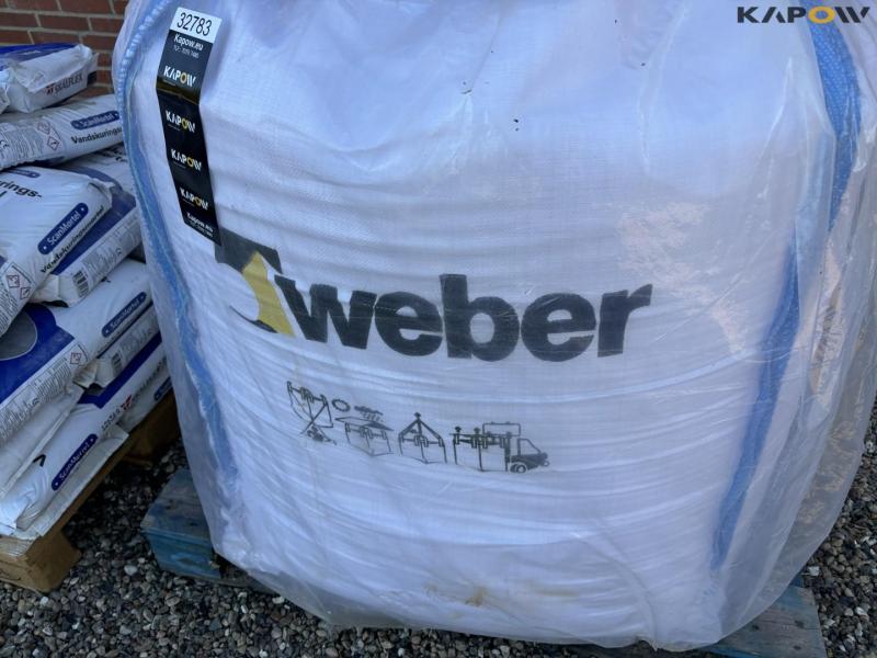 Rendering mortar and Weber 6