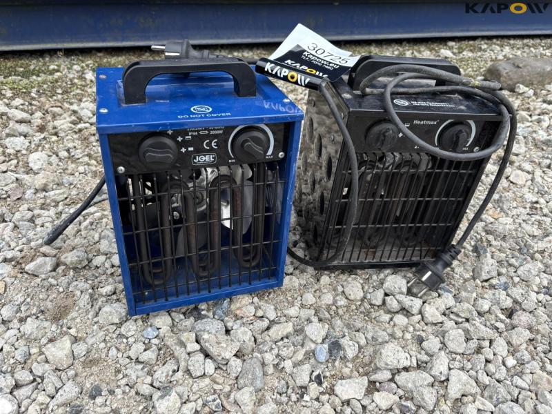 Heaters 220 volts 2 pcs. 2