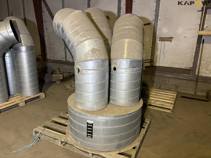 Ventilation pipe 45 cm 3 sets 6