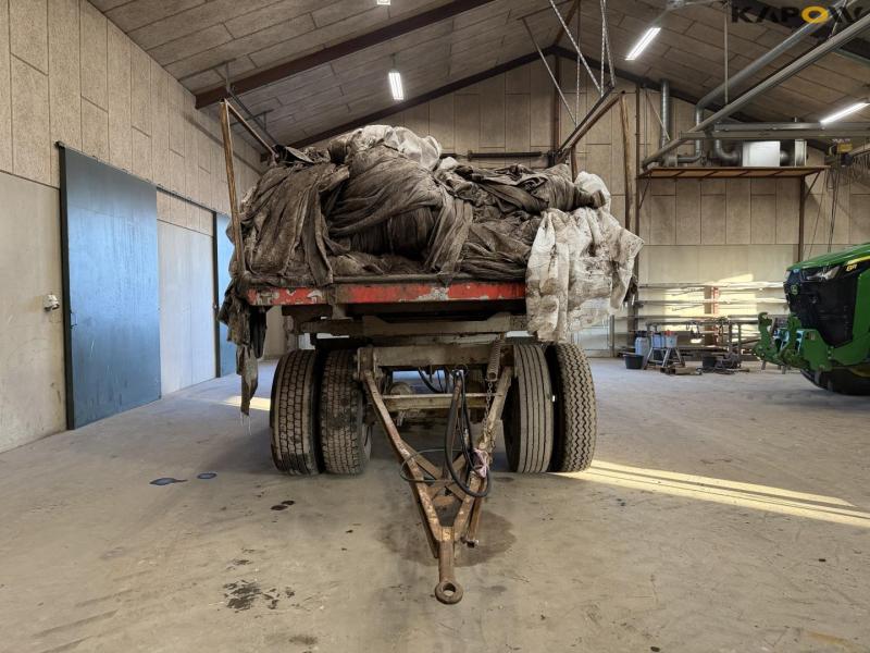 Trailer with potato canvas covers 2