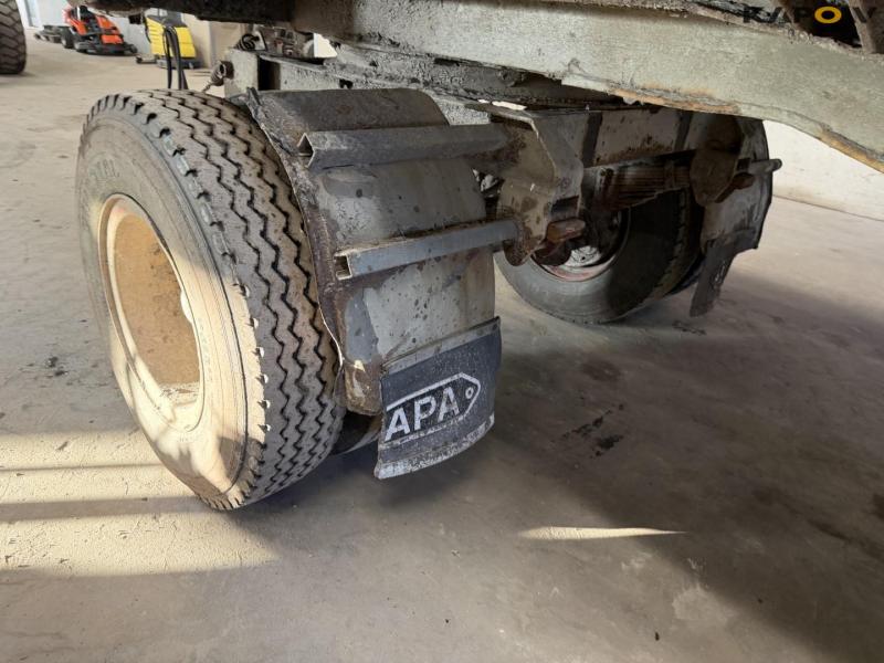 Trailer with potato canvas covers 6