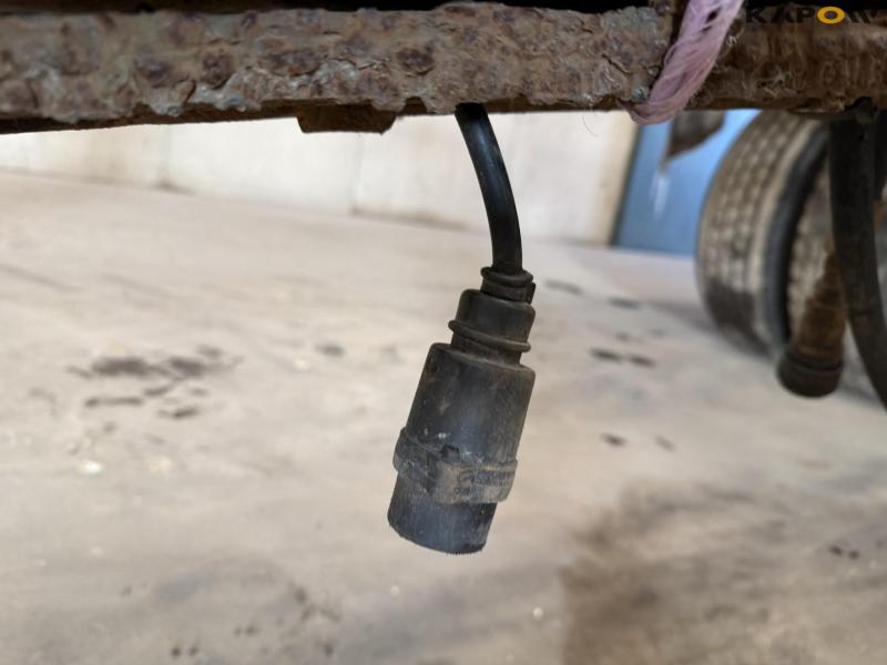 Trailer with potato canvas covers 12