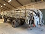 Trailer with potato canvas covers 5