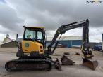 Volvo ECR50D excavator with rotary tilt 4