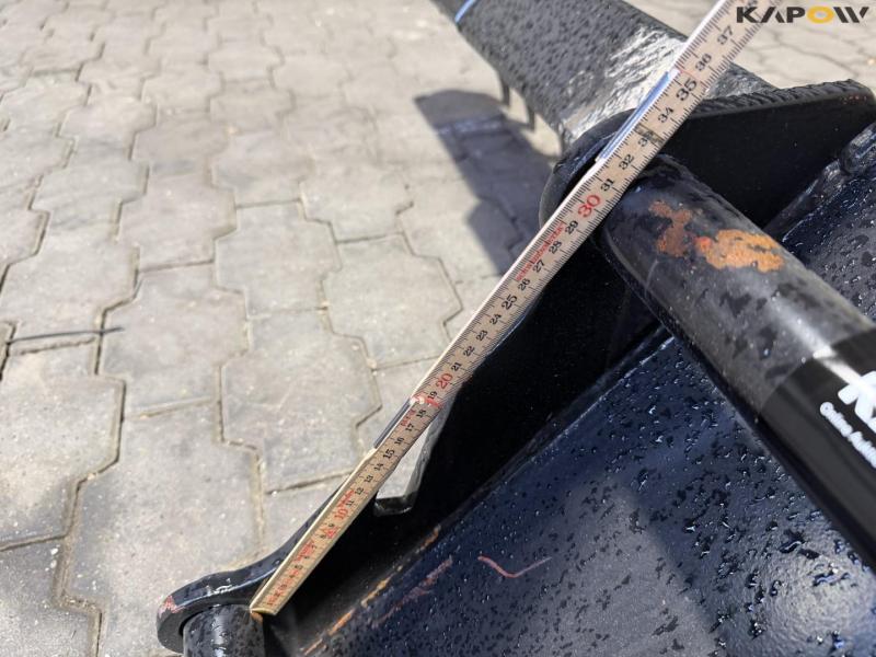 VS rake Hydrema hitch 8