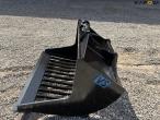 VS Steel rake bucket 100cm with Hydrema hitch 8