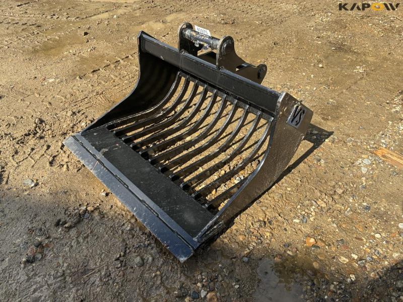 VS Steel rake shovel 80cm with S40 hitch 1