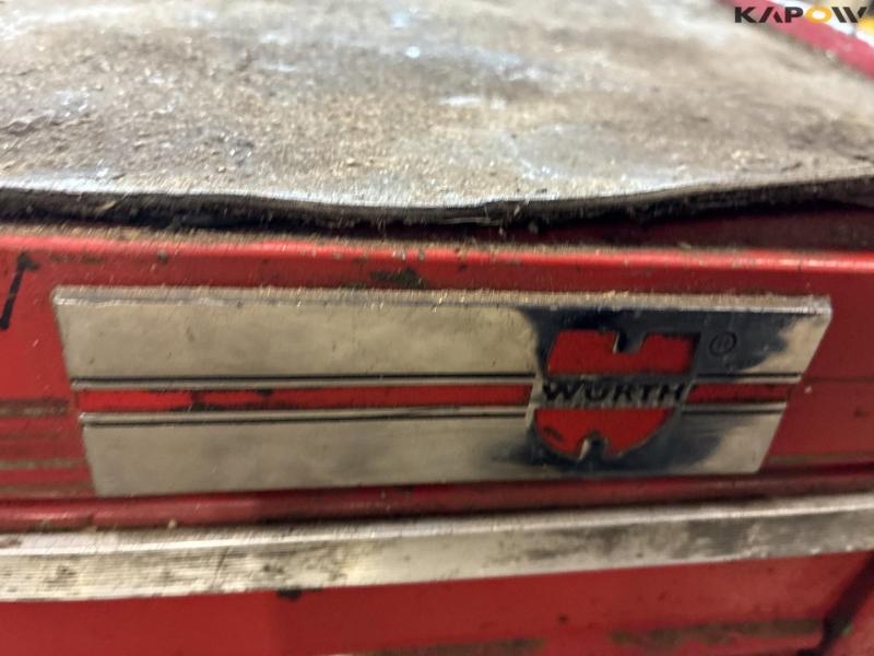 Würth euro workshop table with contents 13