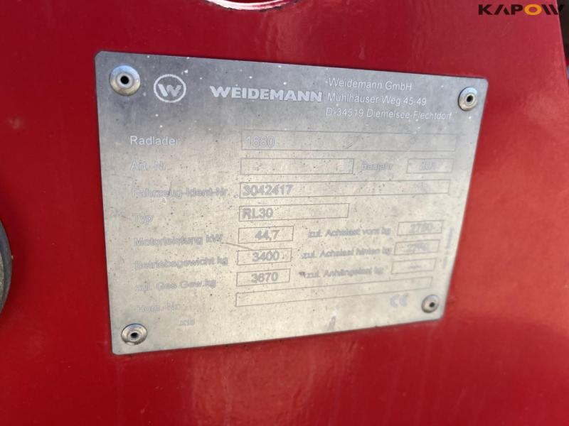 Weidemann 1880 skid steer loader 19
