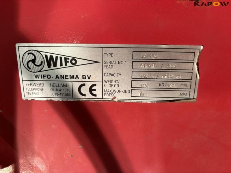Wifo HO950 forklift bucket for pallet forks 13