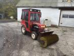 Yanmar 155 D tractor 4WD with broom 4