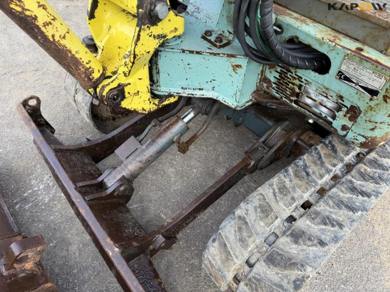 Yanmar B17-2EX mini excavator 36