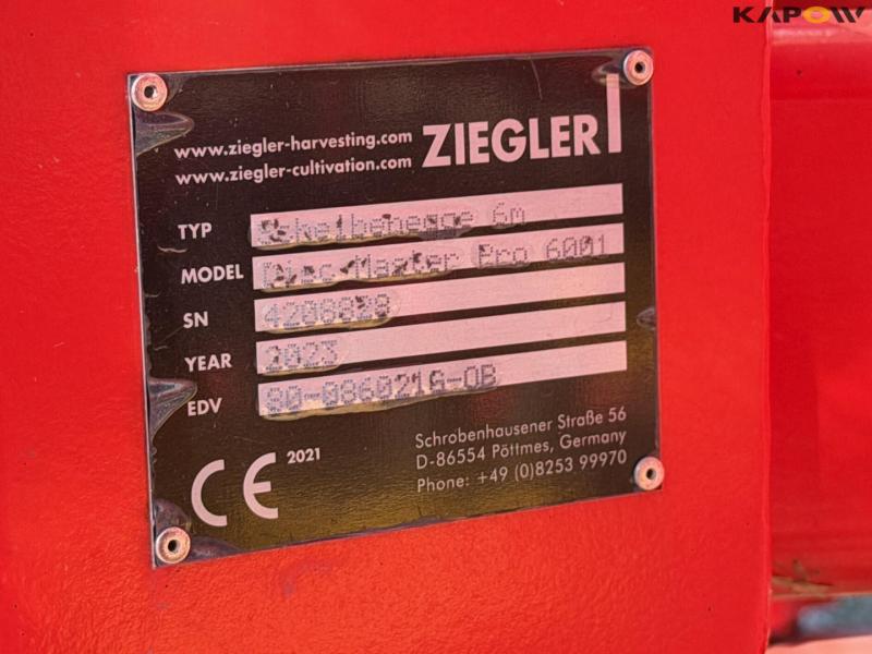 Ziegler Disc Master Pro 6001 disc harrow 38