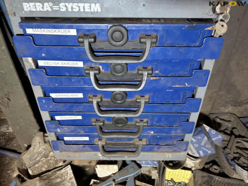 Bolts and assortment boxes with contents 30