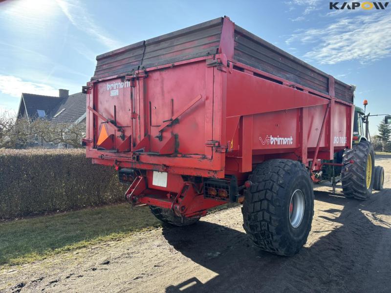 Brimont Euro 110 SE high tipper trailer with French tailgate 5