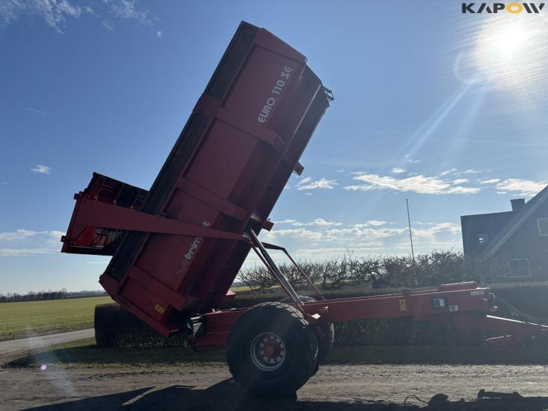 Brimont Euro 110 SE high tipper trailer with French tailgate 10
