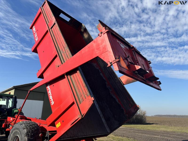 Brimont Euro 110 SE high tipper trailer with French tailgate 13
