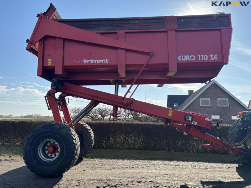 Brimont Euro 110 SE high tipper trailer with French tailgate 27