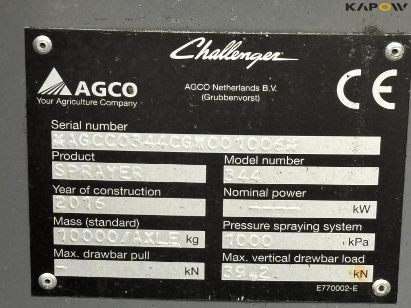 Challenger Rogator 344 sprayer 72