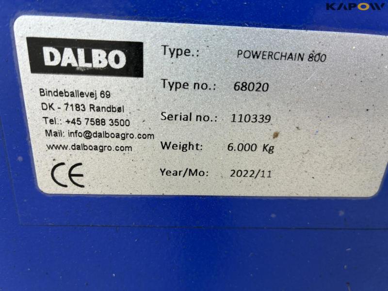 Dal-bo powerchain 800 disc harrow 11