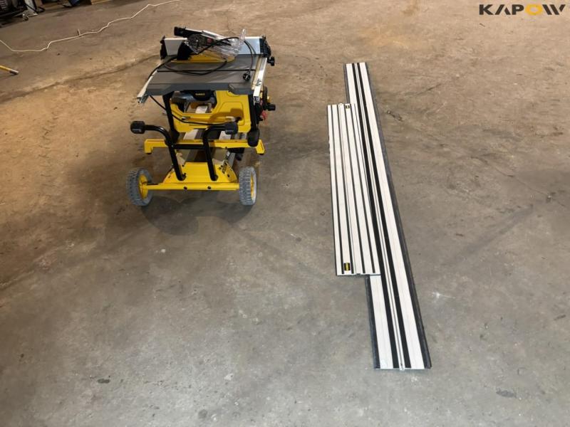 Dewalt DWE 7485-QS table saw + guide rails 4
