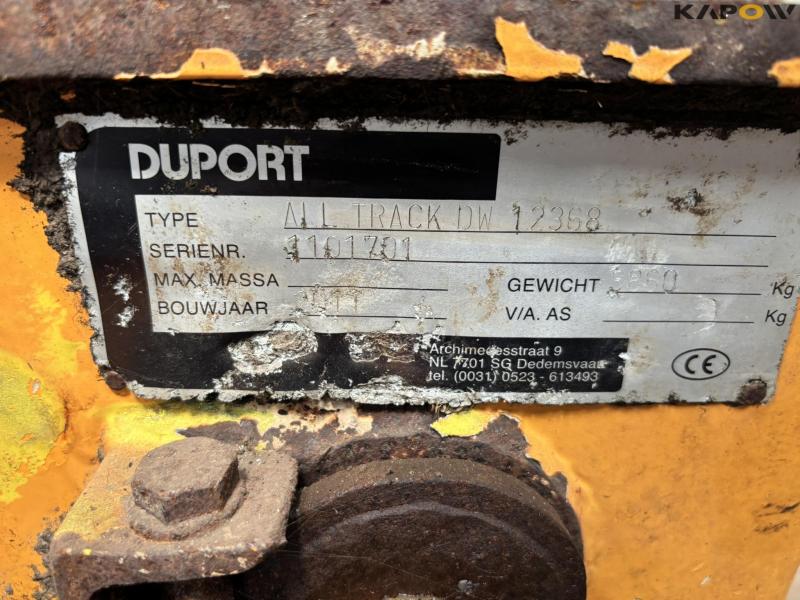Duport AllTrack DW 12368 grassland spreader 9