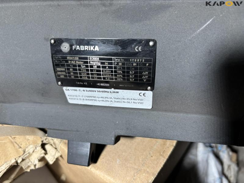 Fabrika 2.2 kW electric motors 2 pcs - new 2