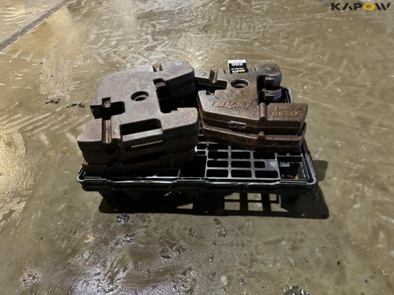 Fiat 40kg weight plates - 5 pcs. 6