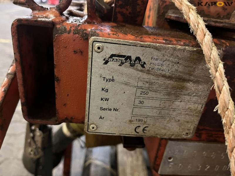Fransgaard V4000 logging winch 9