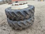 Goodyear 18.4-R38 twin wheels with locks 4