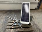 Fence device with solar cells 1