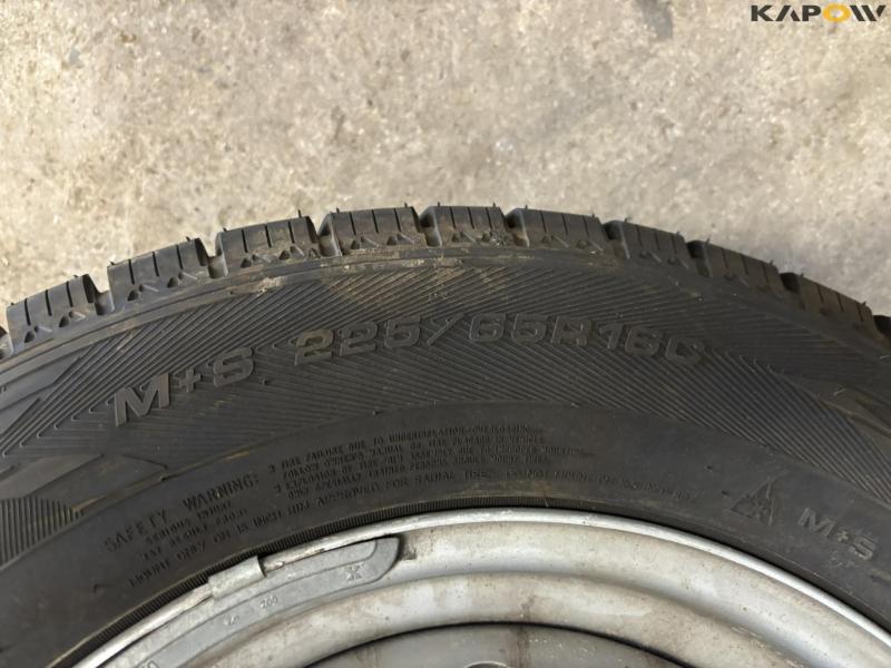 Wheels with studded tires 225/65-16 9