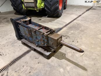 Hydraulic hammer with S70 hitch