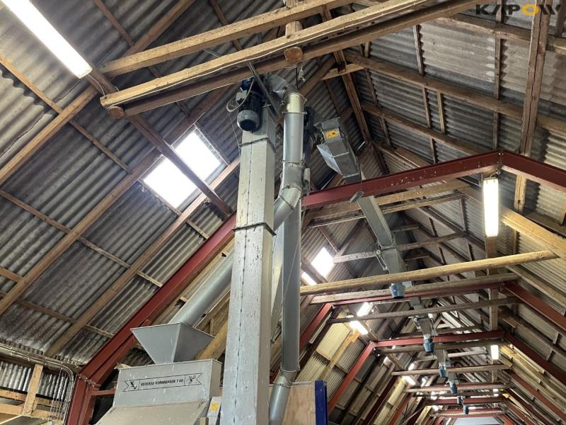 JE-MA 40 ton grain plant with Vedersø grain cleaner dismantled on pallets 6