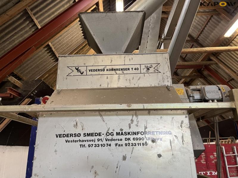 JE-MA 40 ton grain plant with Vedersø grain cleaner dismantled on pallets 28