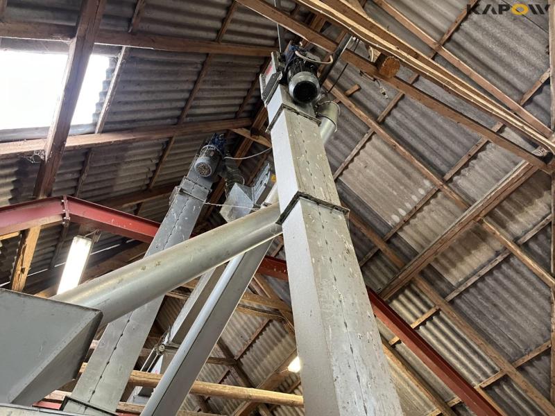 JE-MA 40 ton grain plant with Vedersø grain cleaner dismantled on pallets 29